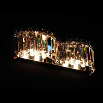 Luminária de Parede Arandela de Cristal em Pé para 6 Lâmpadas