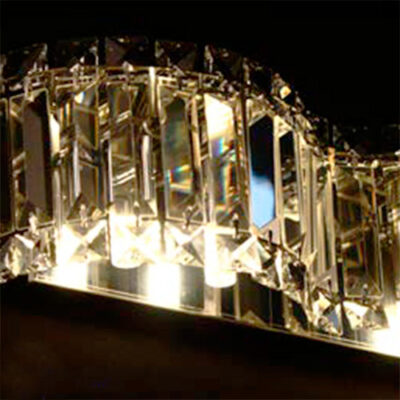 Luminária de Parede Arandela de Cristal em Pé para 6 Lâmpadas