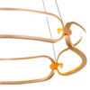 Lustre Moderno Pendente La Corunha French Gold - LED Integrado