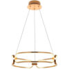 Lustre Moderno Pendente La Corunha French Gold - LED Integrado