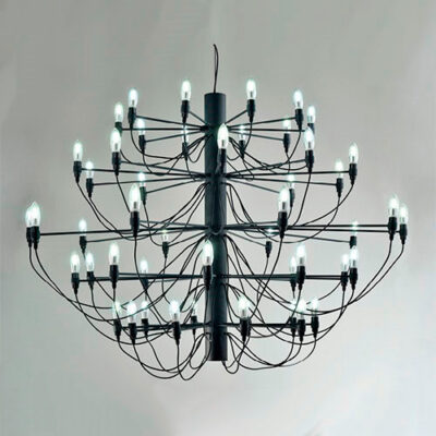 Lustre-Pendente-Clássico-Design-Italiano-Preto-para-50-Lâmpadas-1