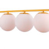 Lustre Pendente Moderno Bonastra com 5 Globos de Vidro