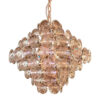 Lustre Pendente de Cristal Redondo Moderno