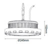 Pendente Industrial UFO-C LED IP66 Bivolt - 100W