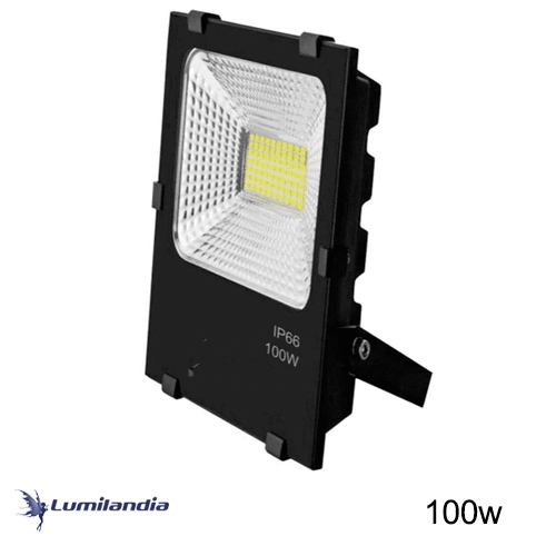 Refletor LED Slim SMD IP66 Bivolt - 100w