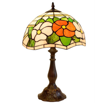 Abajur Vitral Estilo Tiffany Summer Flower