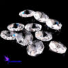 Lustre de Cristal Pendente 3 Bolas Pequenas Cristal Castanha K9 14mm