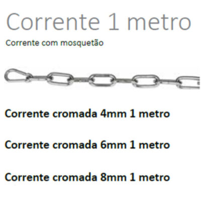 Corrente para Lustres - 1 Metro / 2 metros