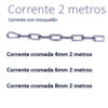 Corrente para Lustres - 1 Metro / 2 metros