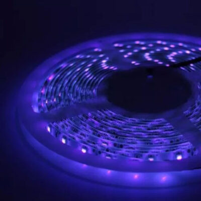 Fita de LED Ultravioleta - UV Luz Negra - SMD 3528 - 5 Metros