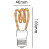 Lâmpada Decorativa Filamento LED "M" Mola - 4W
