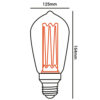 Lâmpada Filamento LED Pêra em Acrílico ST64 - 2.5W
