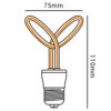 Lâmpada Decorativa Filamento LED "Y" Leaf - 4W