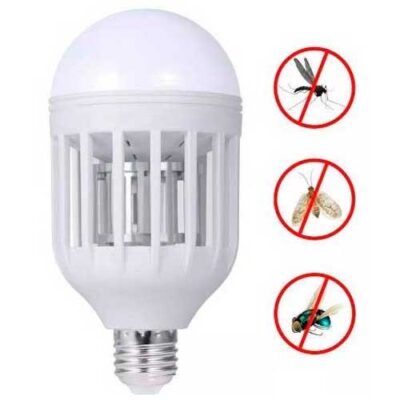 Lâmpada LED Mata Insetos, Mosquitos, Pernilongos - Choque elétrico