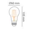 Lâmpada Filamento LED - A60