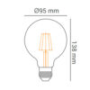 Lâmpada Filamento LED - globo G95