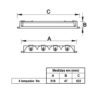 Luminária de Embutir Quadrada Refletor de Alumínio Alto Brilho – Para TuboLED T8 4x9W