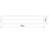 Luminária de Parede Arandela Moderna Barra Linear Segarra - 70cm