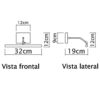 Luminária de Parede Arandela para Espelho Villa Plana