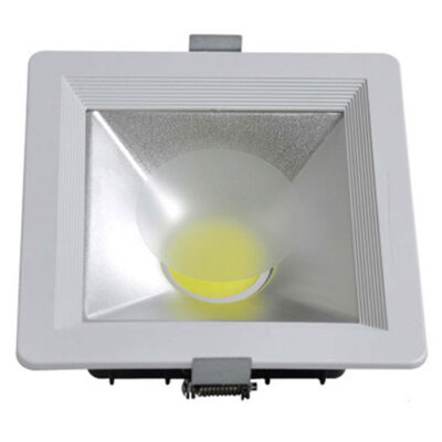 Downlight LED COB de Embutir Quadrado
