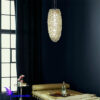 Lustre de Cristal Pendente Zep Cristal Castanha K9 14mm