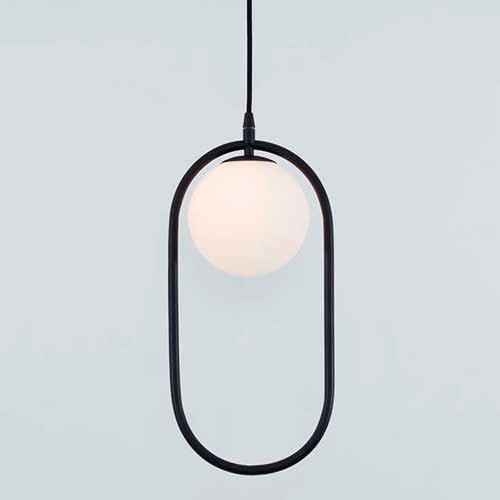 Pendente Moderno Aro Oval com Globo II