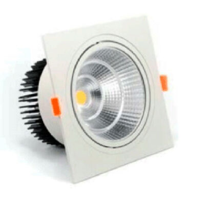 Spot de Embutir LED de Alta Potência Quadrado - 5W / 10W / 20W / 30W / 40W / 50W