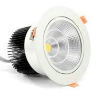 Spot de Embutir LED de Alta Potência Redondo - 5W / 10W / 20W / 30W / 40W / 50W