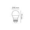 Lâmpada Bolinha LED G45 4,8w (cópia)