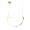 Lustre Moderno Princess Arco com LED Integrado