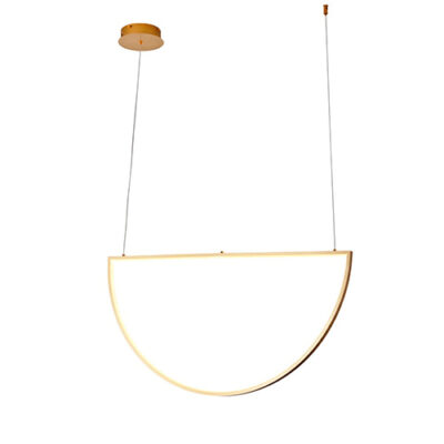 Lustre Moderno Princess Arco com LED Integrado