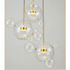 Pendente Moderno Month Globos de Vidro com LED Integrado