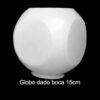 Globo Plástico para Poste/Luminárias Dado – Com Colar