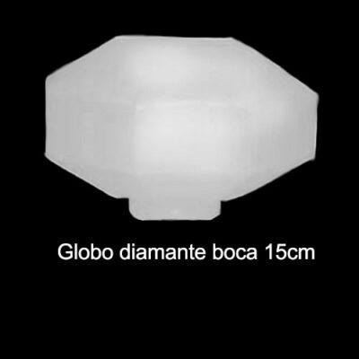 Globo Plástico para Poste/Luminárias Diamante – Com Colar