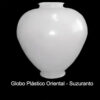 Globo Plástico para Poste/Luminárias Oriental – Suruzanto