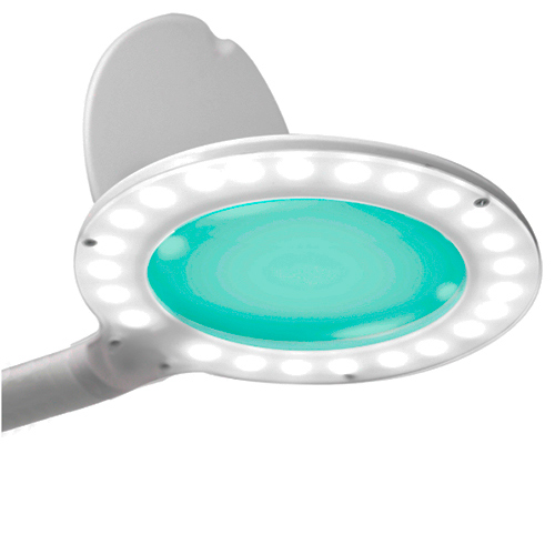 Lupa de mesa 5D LED integrado