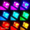 Refletor Holofote LED RGB Com Controle 20W