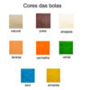 Cores Bola de Fibra