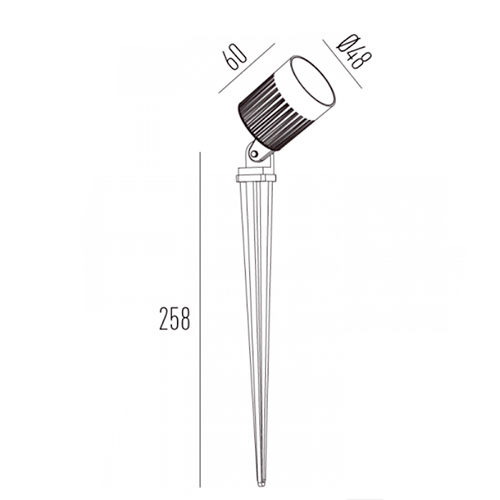 Espeto de Jardim Finco com LED Integrado