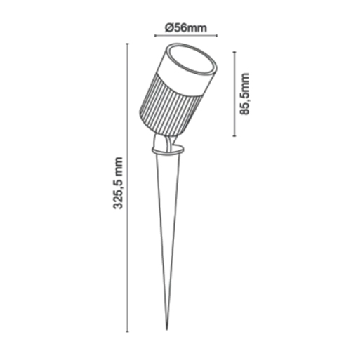 Espeto de Jardim com LED Integrado 5W