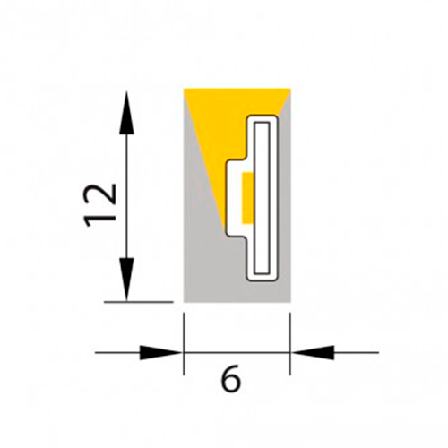 Perfil Flexível Fita de LED