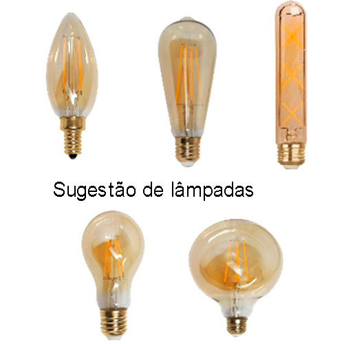 Sugestão de Lâmpada FILAMENTO LED