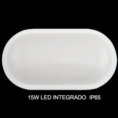 Luminária de Parede Arandela Externa Oval IP65 LED Integrado