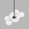 Pendente LED integrado VETRI 6 globos