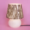 ABAJUR MICRO LAMPE CAPA ZEBRA