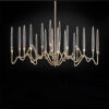 Lustre Nordic de cristal LED