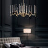 Lustre Nordic de cristal LED