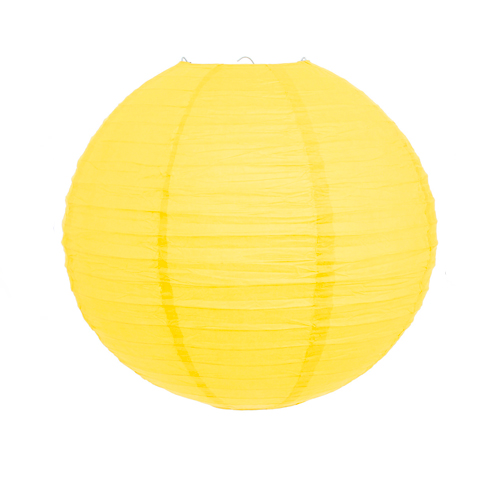 Pendente lanterna Japonesa 20 cm Amarela