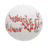 Pendente lanterna Japonesa 40 cm Branca Sakura PR