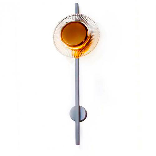 Arandela LED Sunflower braço fabricado em metal e vidro